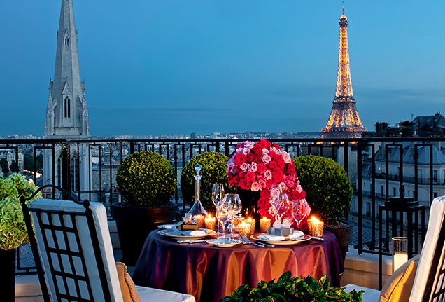 Penthouse Dining in Paris