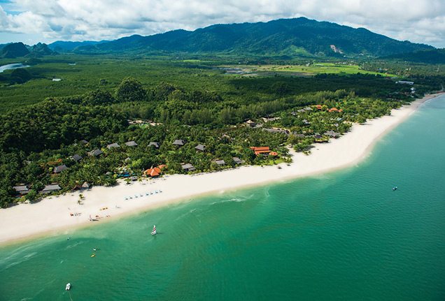 Aerial view of Four Seasons Resort Langkawi
