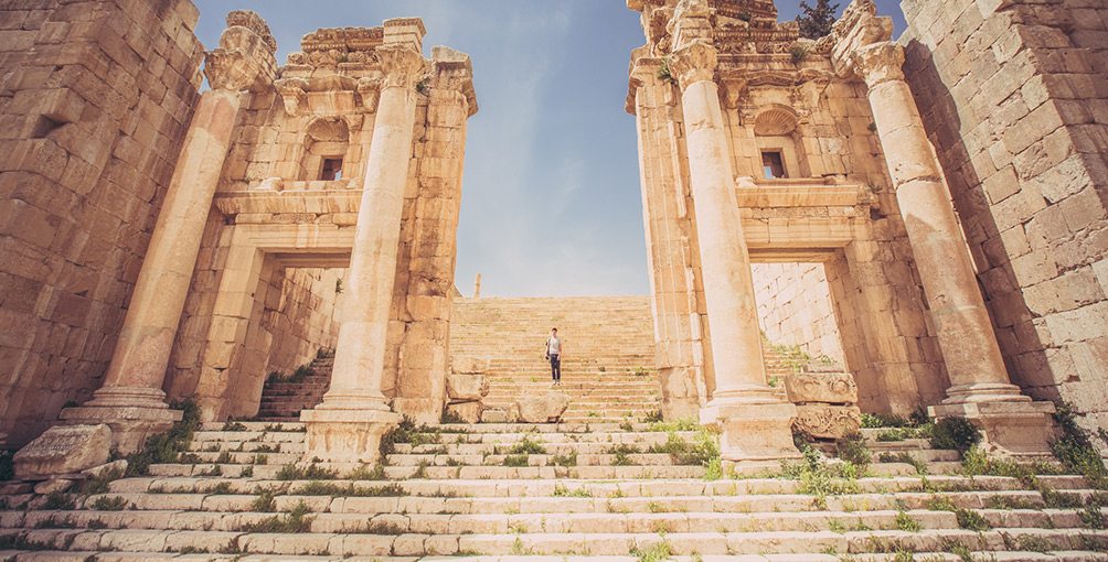 Stairwell in Jordan