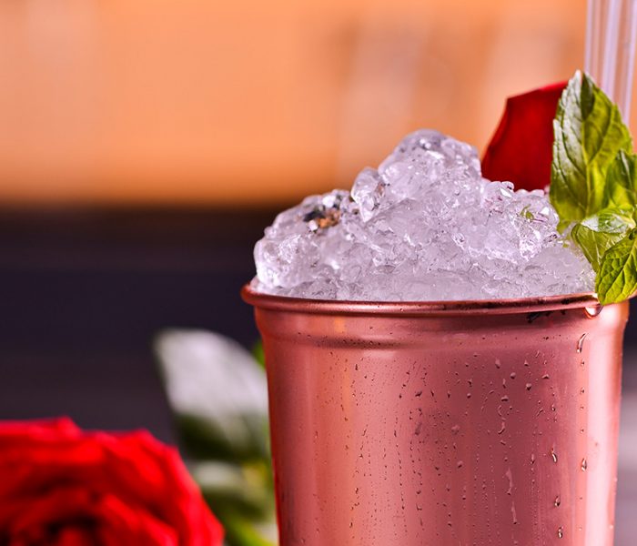 Rose Gold Julab cocktail