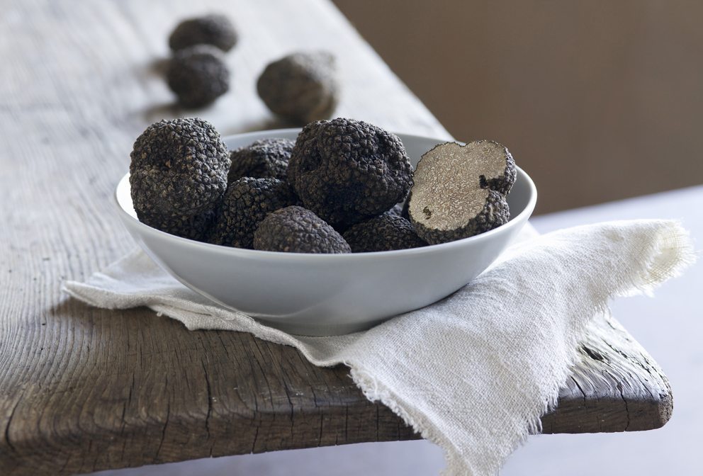 Australian truffles in bowl