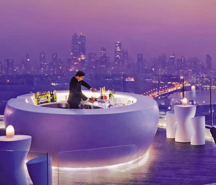 Rooftop bar in Mumbai