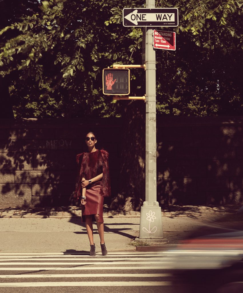 Woman walking in Midtown