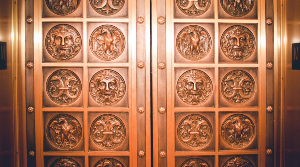 Elevator Doors at Beverly Wilshire, A Four Seasons Hotel