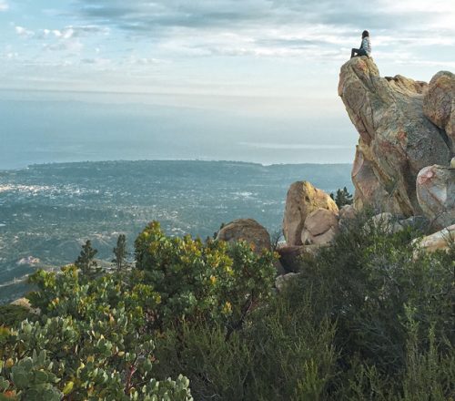 A hike in Santa Barbara