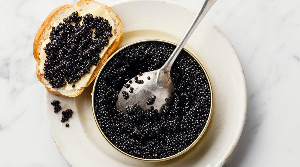 Caviar tin