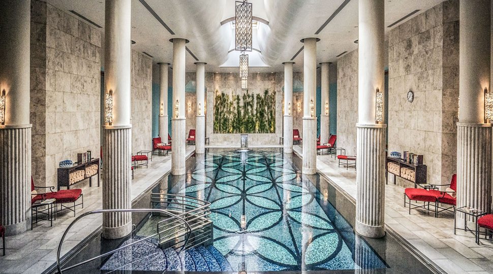Pool at Four Seasons Hotel Istanbul at the Bosphorus