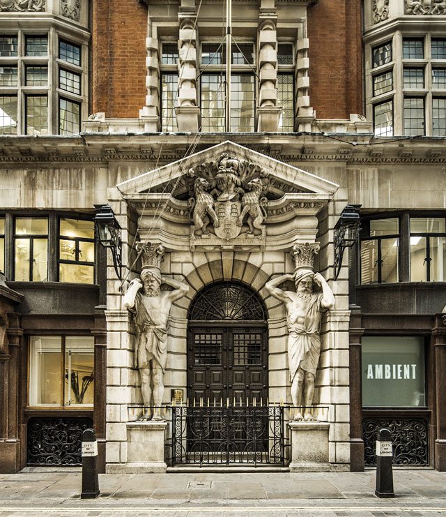 Exterior of Drapers’ Hall in London