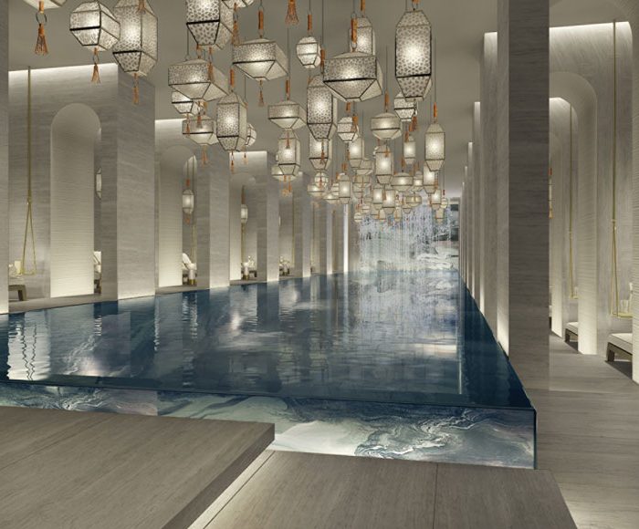 The pool at Four Seasons Hotel Kuwait