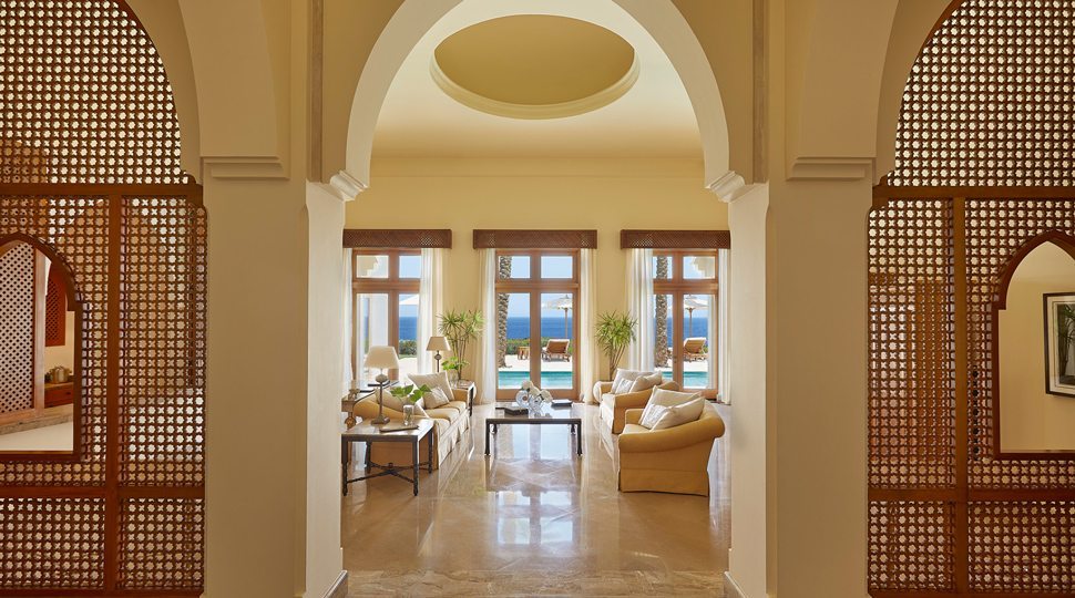 Four Seasons Sharm el Shiekh private chalet living room.