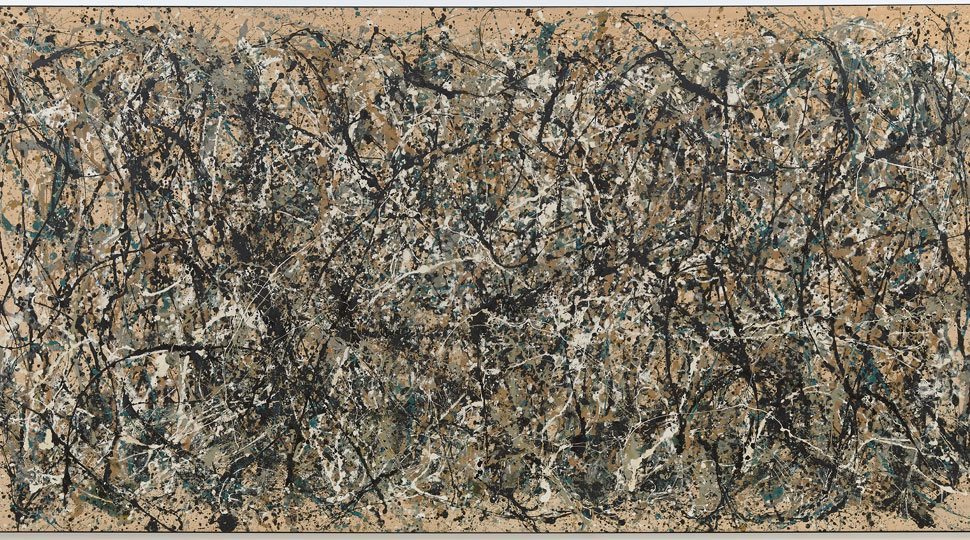 Jackson Pollock’s One: Number 31, 1950. On Display at the Museum of Modern Art.