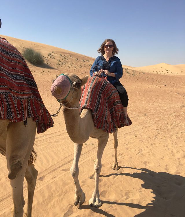 Camel rides in Dubai