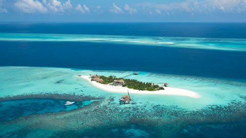 Fuja para uma ilha particular nas Maldivas