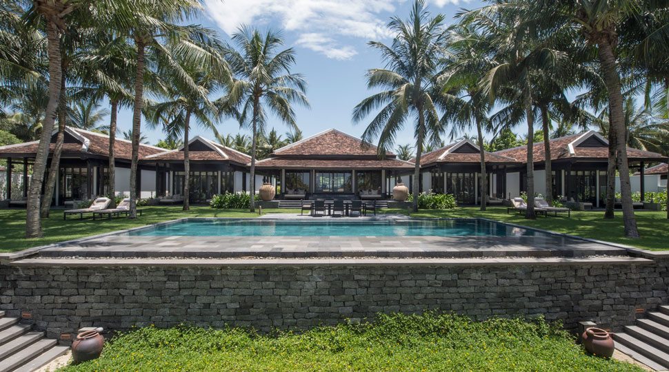 A four-bedroom pool villa
