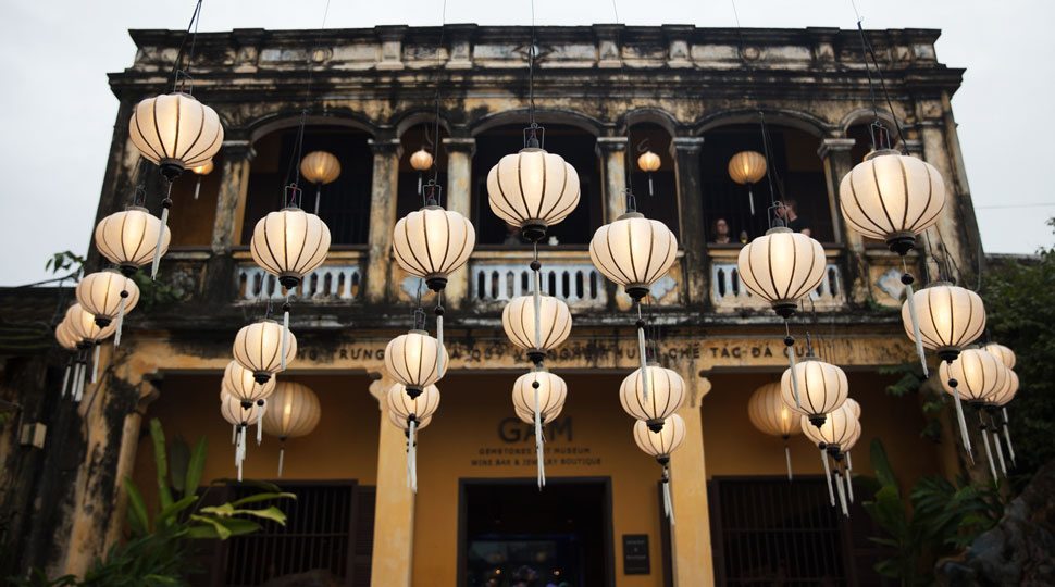 Exterior lanterns in Hoi An