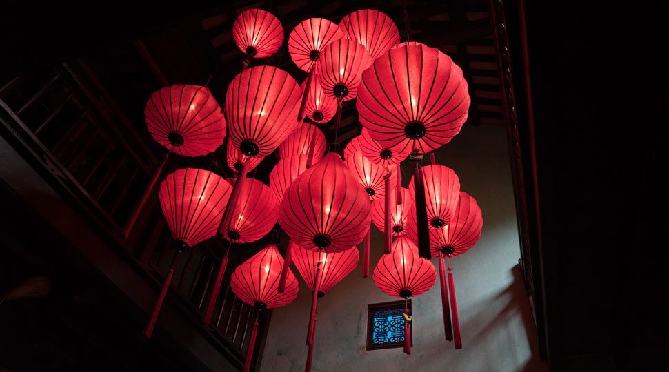 Red lanterns in Hoi An
