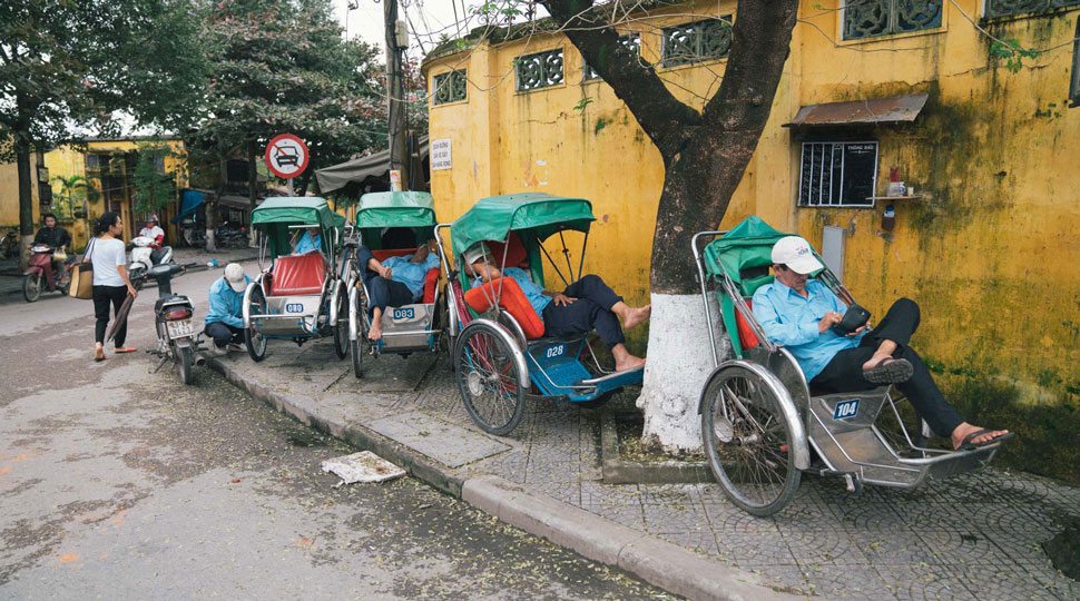 Rickshaws in Hoi An