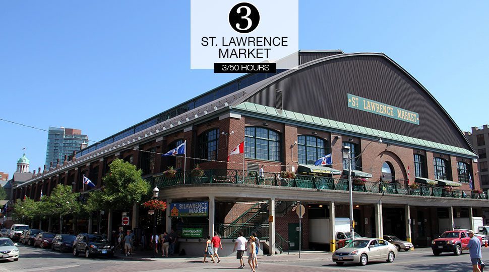 The exterior of St. Lawrence Market, Toronto.