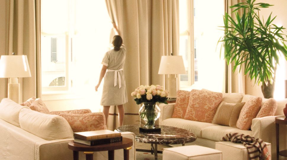 A housekeeper at Four Seasons Hotel Milano
