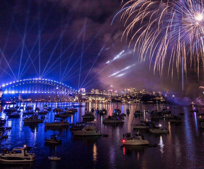 New Year's Eve fireworks in Sydney Harbour