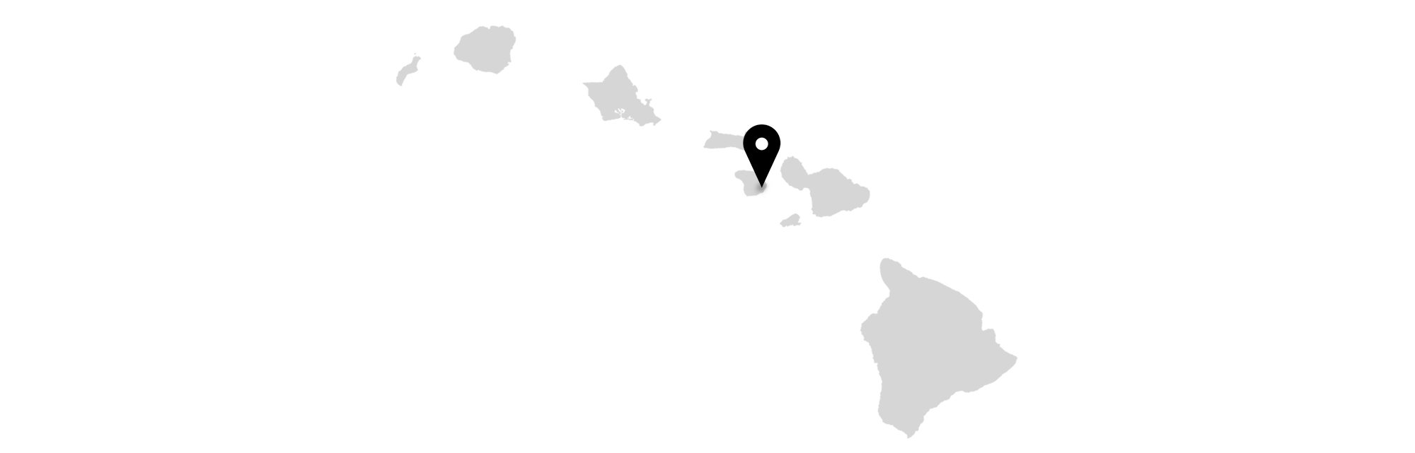 Lanai on Hawaii map