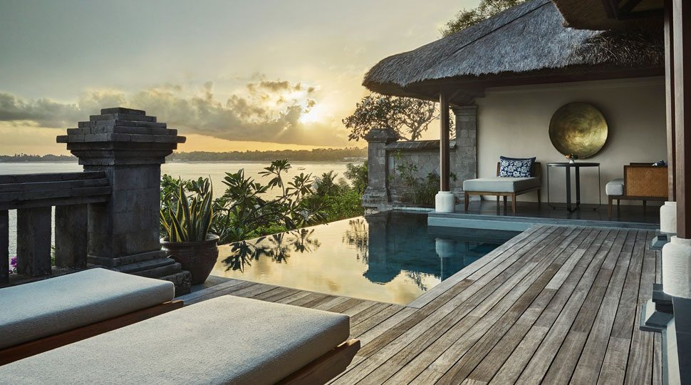 Plunge pool at Four Seasons Resort Bali at Jimbaran Bay