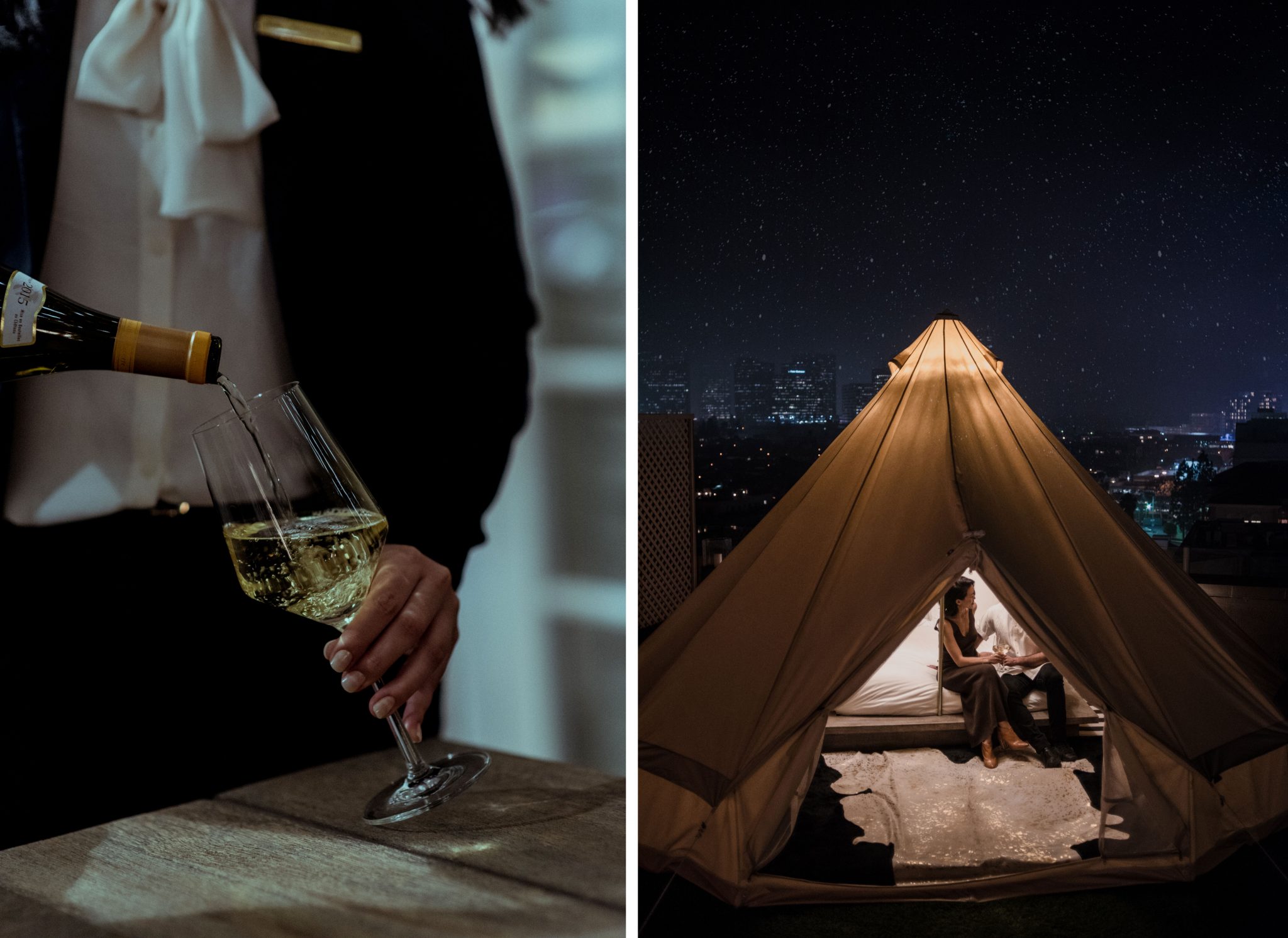 Glamping at Beverly Wilshire