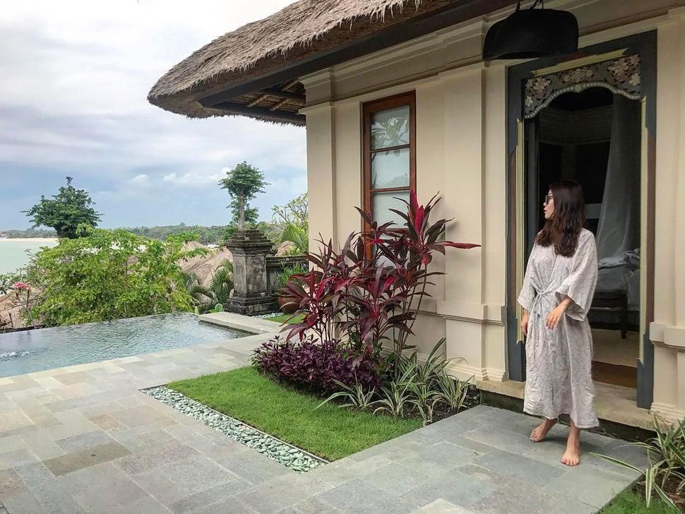 Plunge pool at Four Seasons Resort Bali at Jimbaran Bay