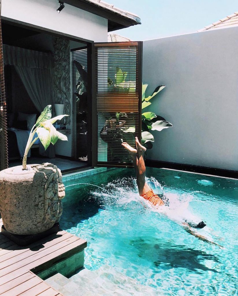 Plunge pool at Four Seasons Resort Bali at Jimbaran Bay