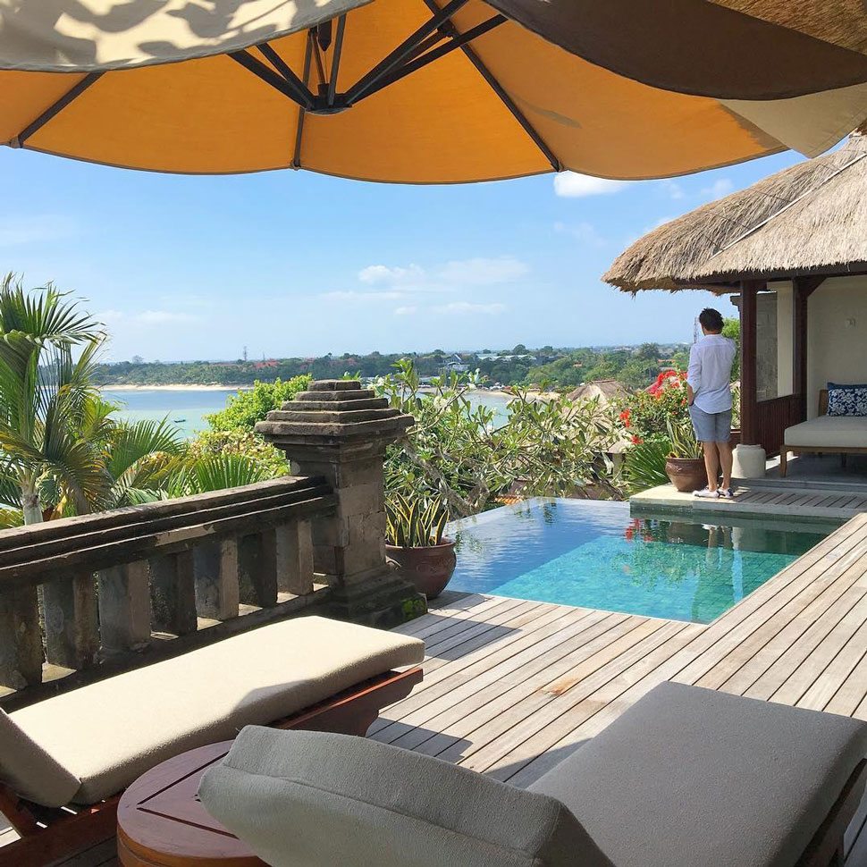 Plunge pool at Four Seasons Resort Bali at Jimbaran Bay