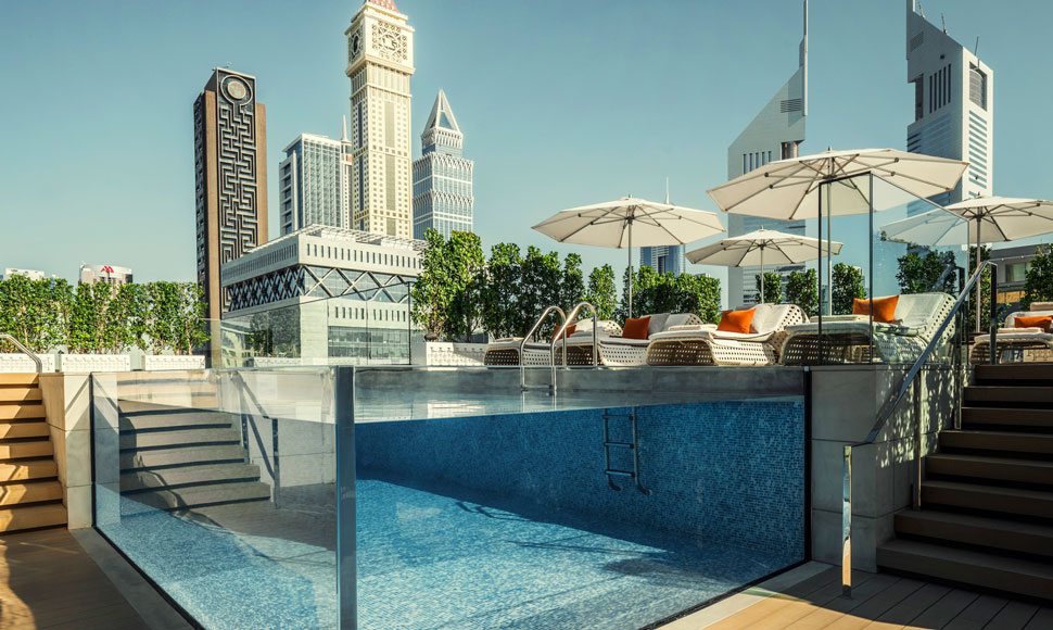 Pool at Four Seasons Hotel Dubai DIFC