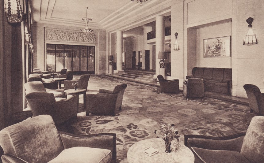 George V lobby vintage