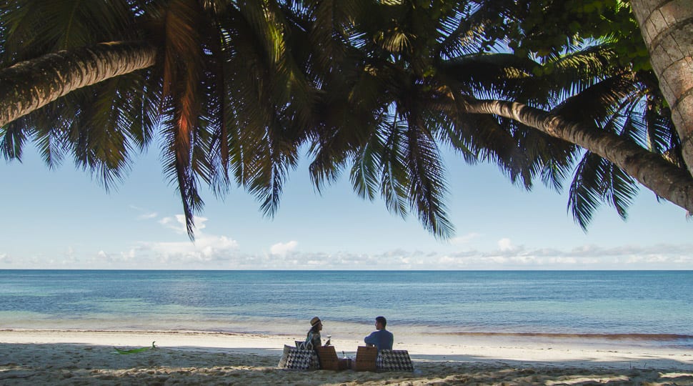 Seychelles Desroches Island beach