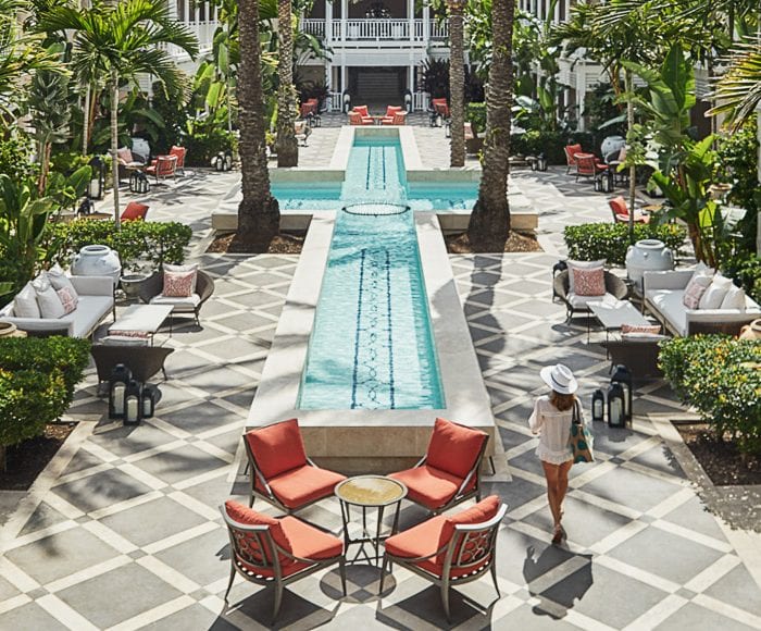 Ocean Club courtyard