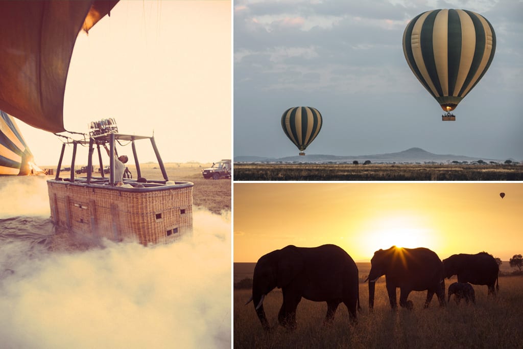 Serengeti hot-air balloon ride