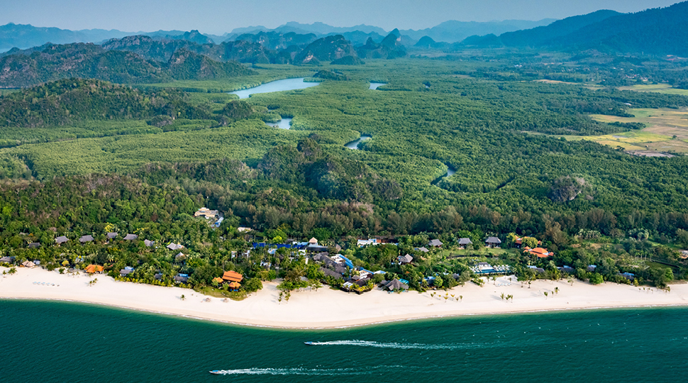 Aerial of Four Seasons Resort Langkawi
