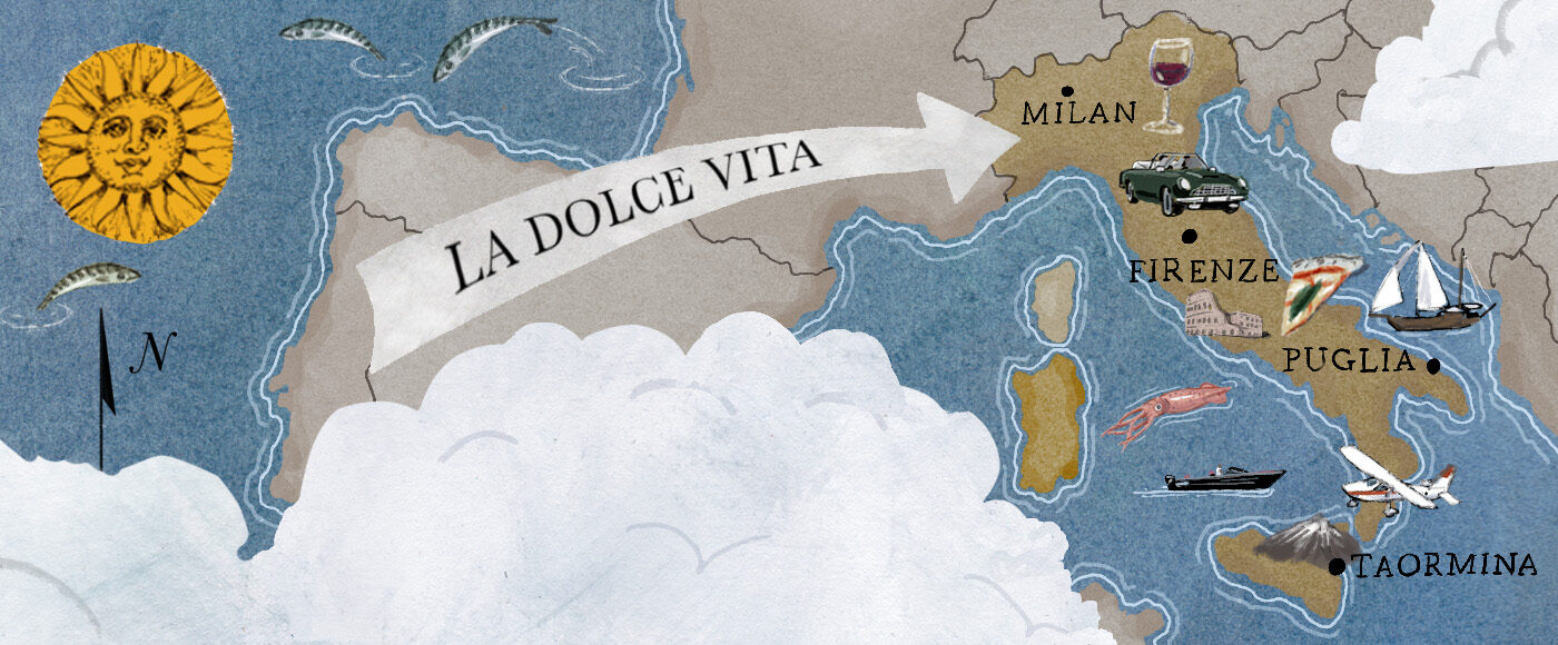 Italy Map Color12
